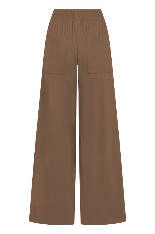 Raffaello Rossi Lizett Hightech Jersey Pant in Toffee 053491/9902