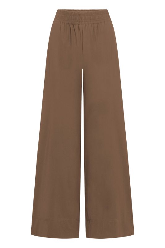 Raffaello Rossi Lizett Hightech Jersey Pant in Toffee 053491/9902