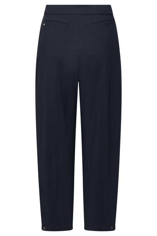 Raffaello Rossi Odine 6/8 Jersey Gebonded Pant in Navy Blue 534668/9903