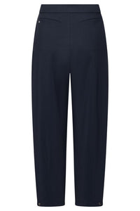 Raffaello Rossi Odine 6/8 Jersey Gebonded Pant in Navy Blue 534668/9903
