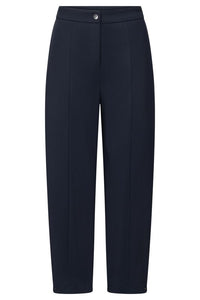 Raffaello Rossi Odine 6/8 Jersey Gebonded Pant in Navy Blue 534668/9903