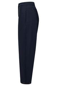 Raffaello Rossi Odine 6/8 Jersey Gebonded Pant in Navy Blue 534668/9903