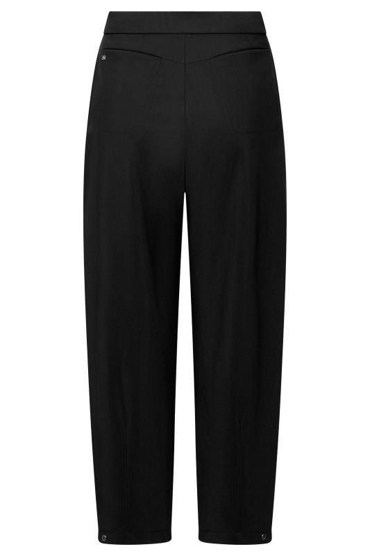 Raffaello Rossi Odine 6/8 Jersey Gebonded Pant in Black 534668/9903