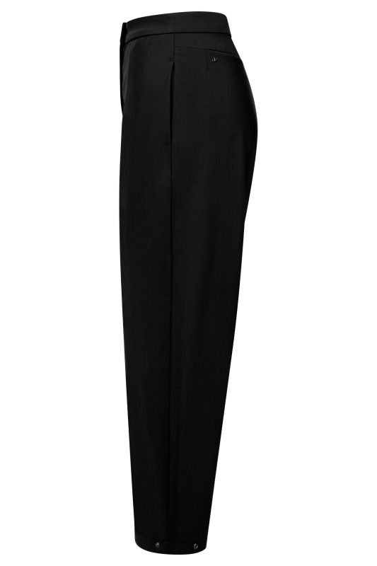 Raffaello Rossi Odine 6/8 Jersey Gebonded Pant in Black 534668/9903