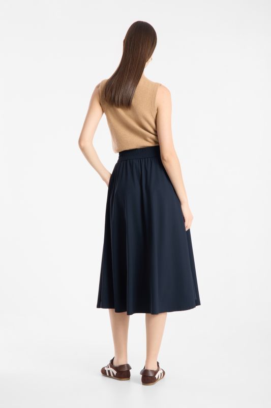 Raffaello Rossi Smea High Tech Jersey Pant in Navy Blue 004353/9902