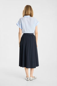 Raffaello Rossi Smea Jersey Pant in Navy Blue 043531/8875