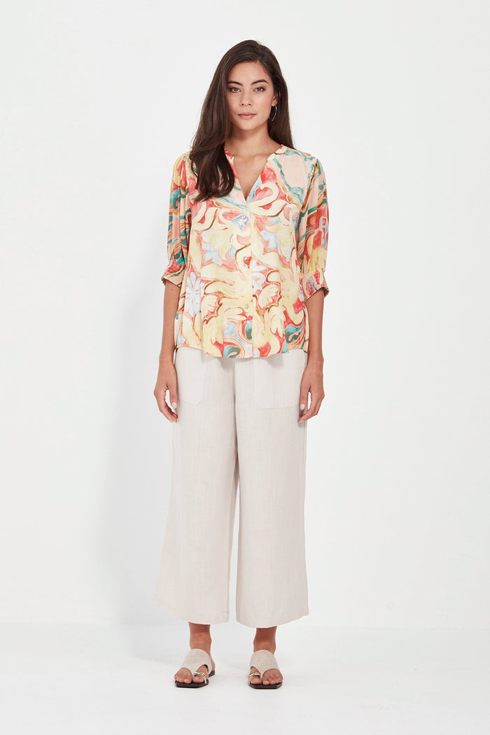 Verge Soho 3/4 Pant in Bone 9982BR