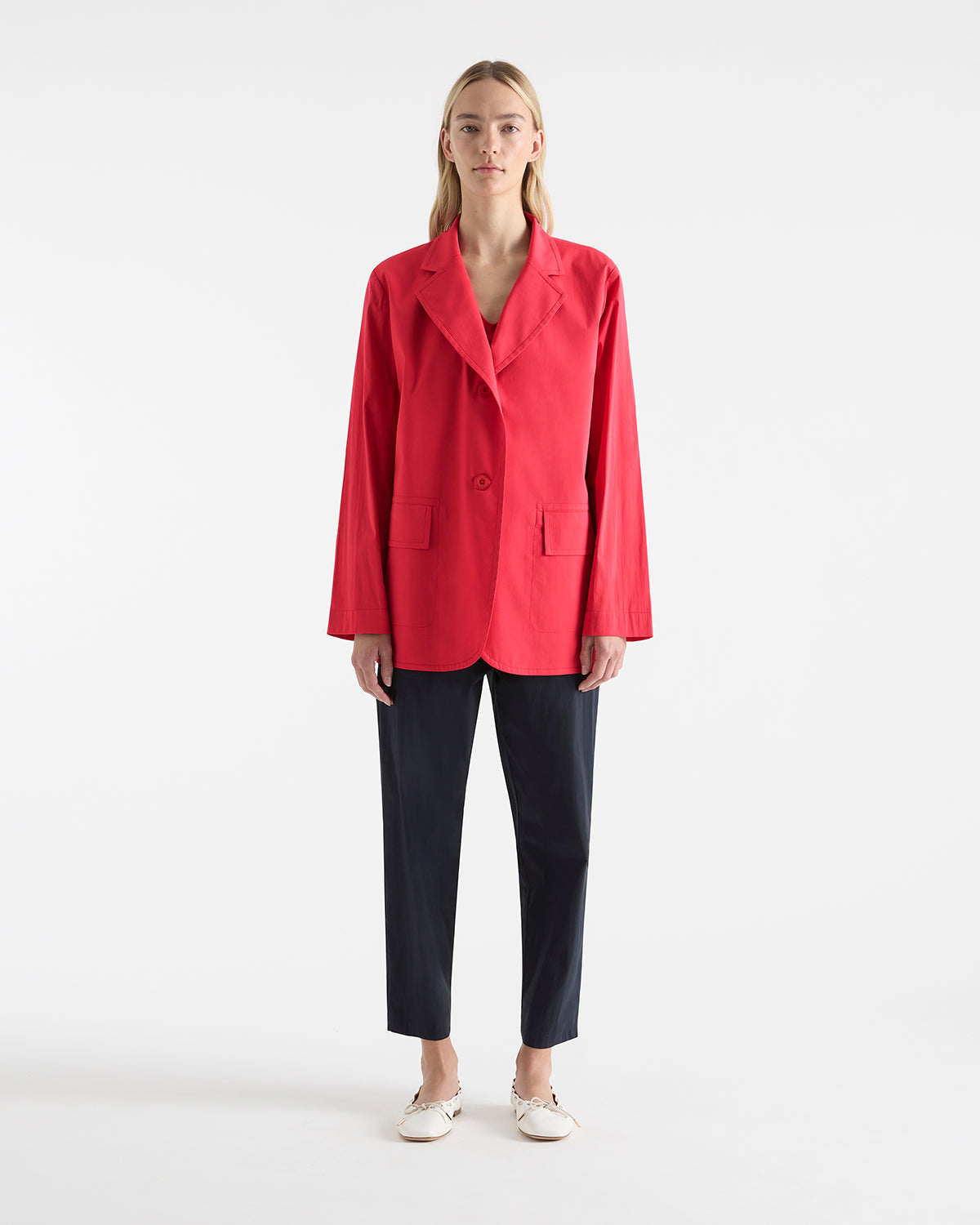 Mela Purdie Stretch Blazer in Geranium F65 4129