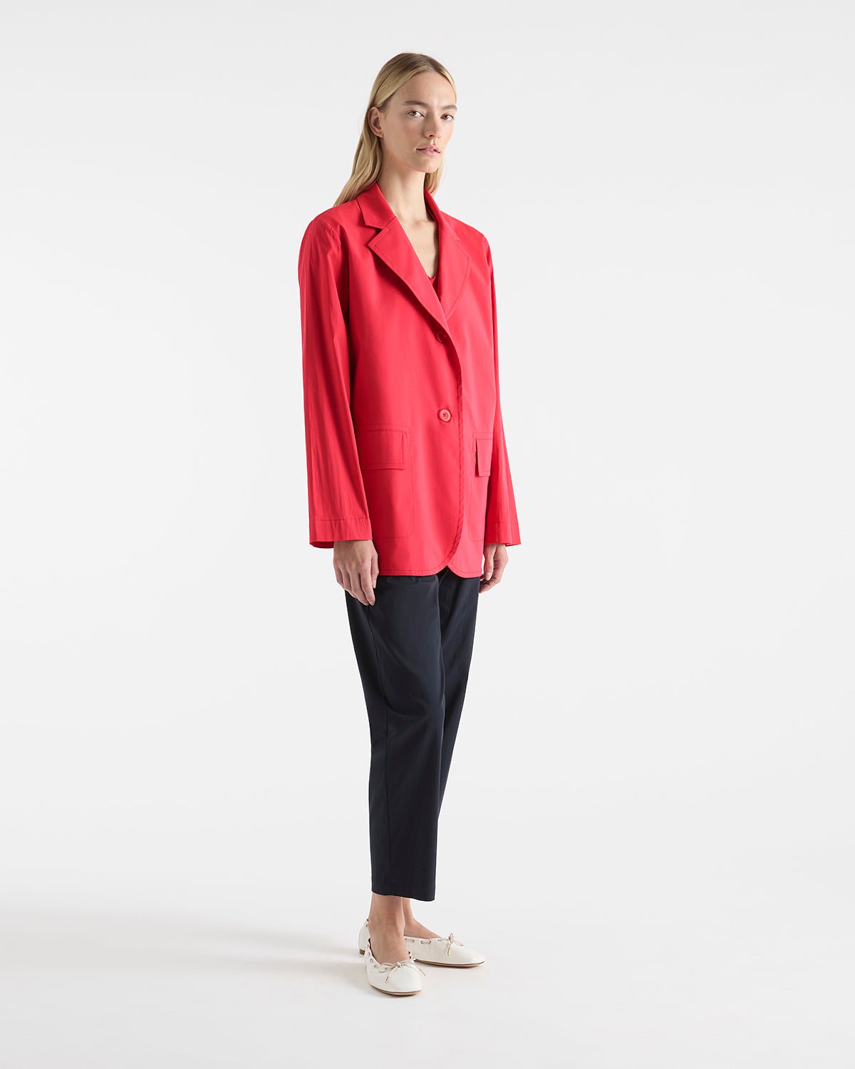 Mela Purdie Stretch Blazer in Geranium F65 4129