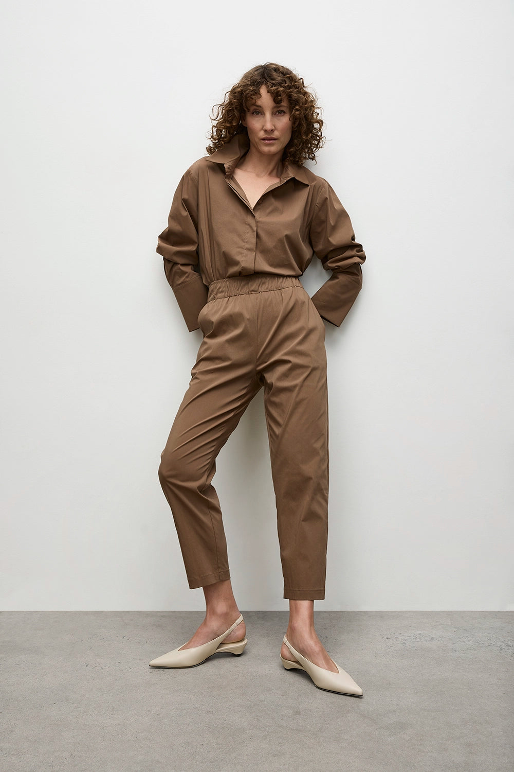 Mela Purdie Nomad Pant in Mocha F65 1478