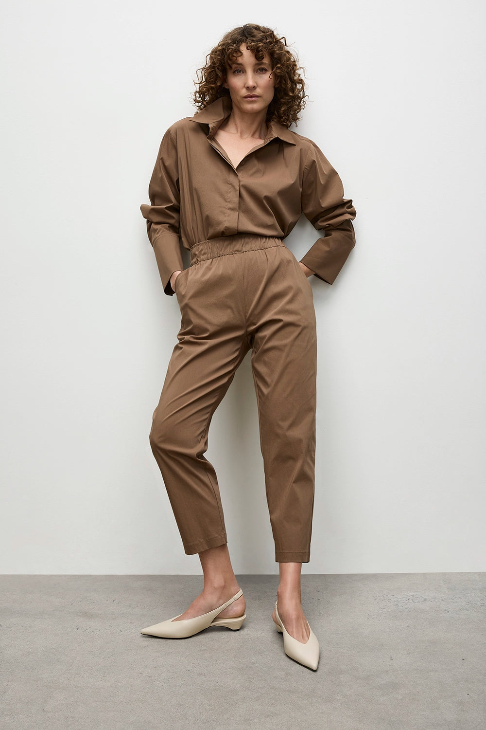 Mela Purdie Nomad Pant in Mocha F65 1478