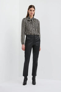 Caravan & Co Stripe Bow Blouse CT120S