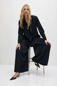 Mela Purdie Soft Vent Pant in Navy F67 1676