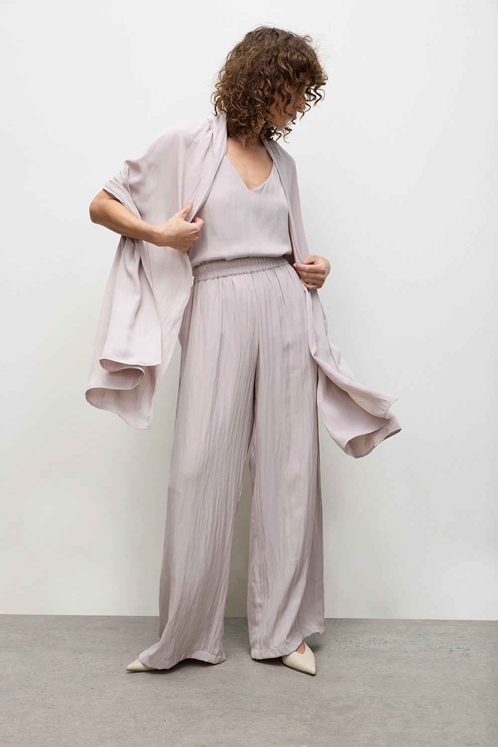 Mela Purdie Breeze Wrap in Putty F67 6700