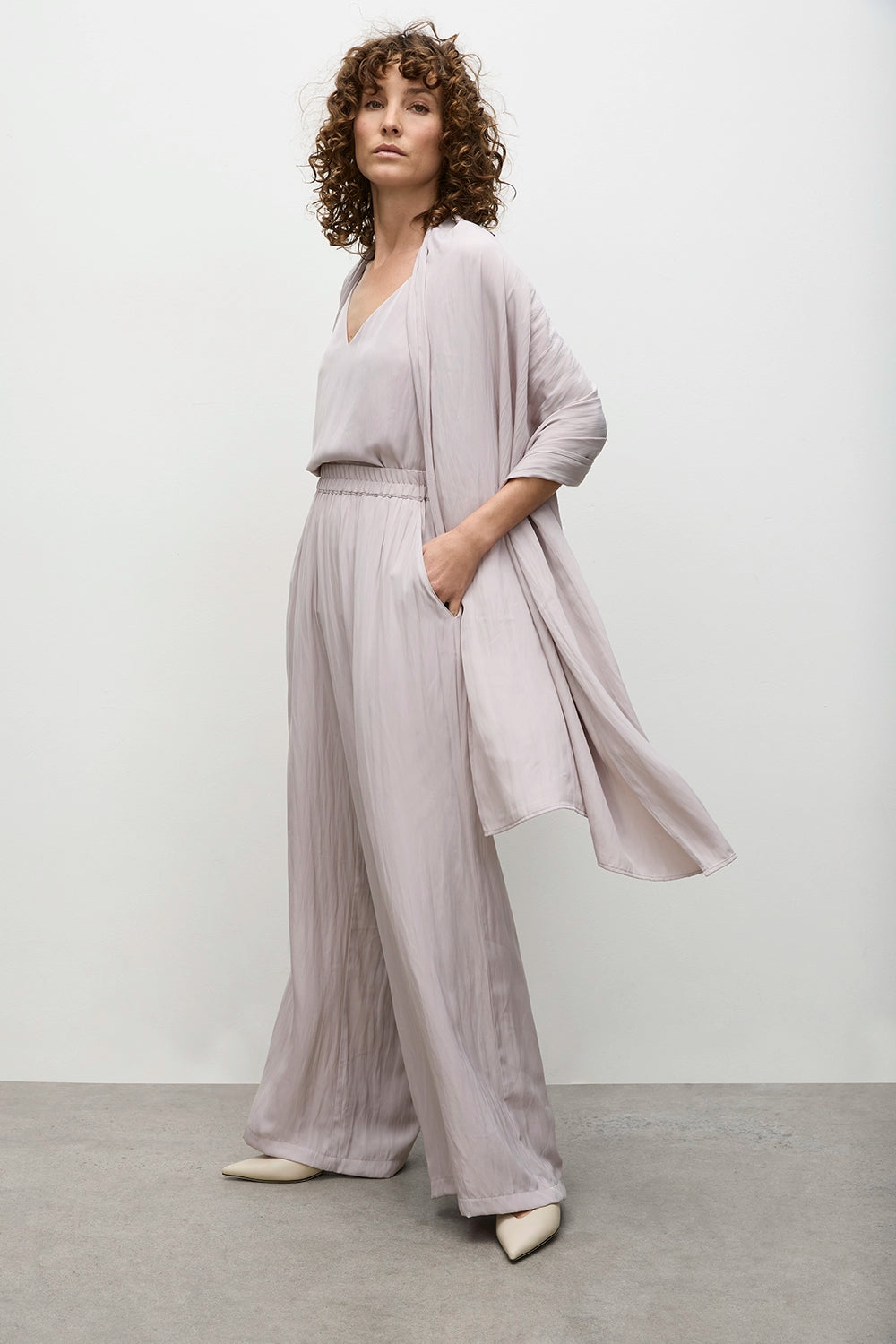 Mela Purdie Breeze Wrap in Putty F67 6700