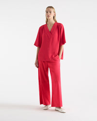 Mela Purdie Slice Pace Pant in Geranium F65 1825