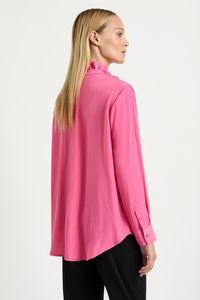Mela Purdie Frill Neck Blouse F67 8497