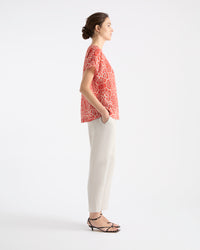 Mela Purdie Cap Shell Animal Silk F827 7167