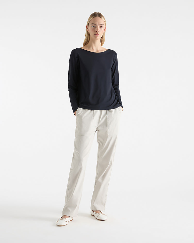 Mela Purdie L/S Relaxed Boat Neck F01 2814