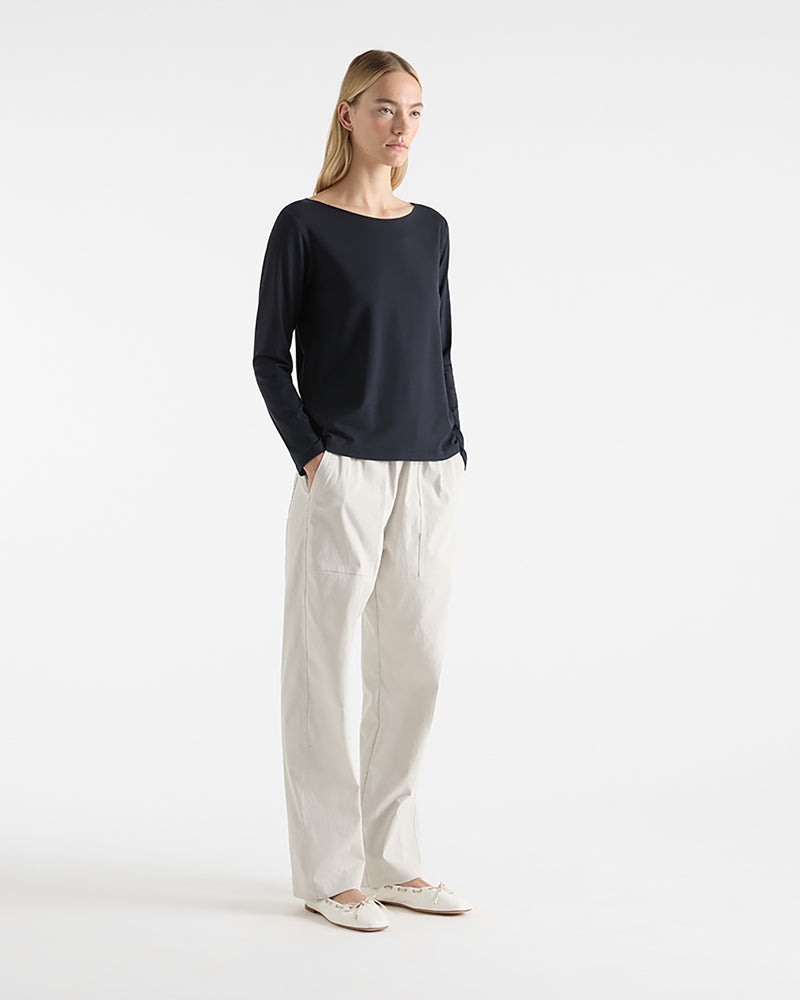 Mela Purdie L/S Relaxed Boat Neck F01 2814