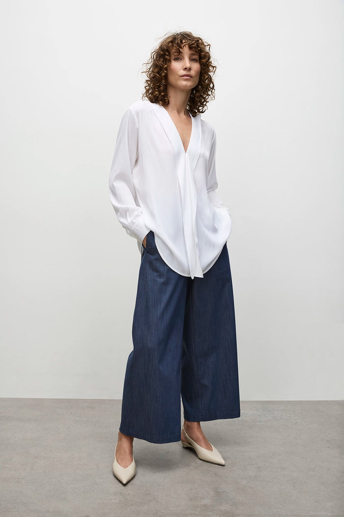 Mela Purdie Ribbon Edge Shirt in White F67 8627