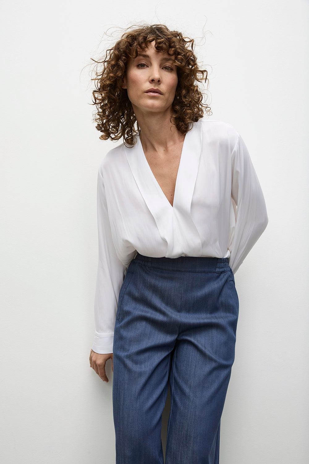 Mela Purdie Ribbon Edge Shirt in White F67 8627