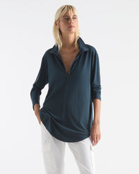 Mela Purdie Zip Front Sweater F01 8319