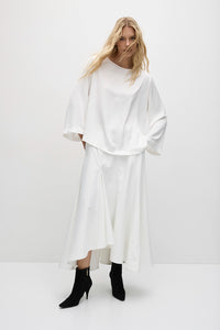 Mela Purdie Long Sleeve Slice Neck Plaza F608 8702