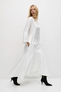 Mela Purdie Long Sleeve Slice Neck Plaza F608 8702