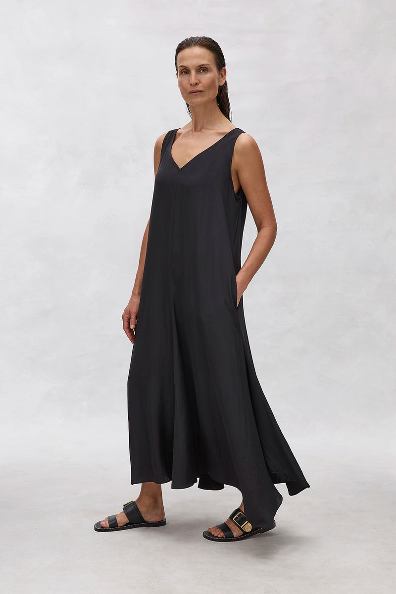 Mela Purdie Bedouin Dress in Black F67 3331