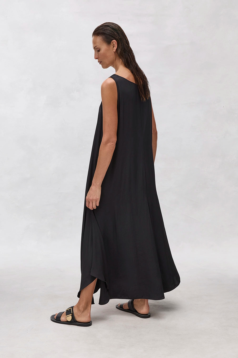 Mela Purdie Bedouin Dress in Black F67 3331