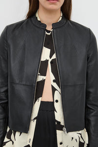 Caravan & Co Hudson Leather Bomber Jacket CJ413