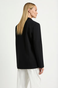 Mela Purdie Shaped Blazer in Black F095 4123