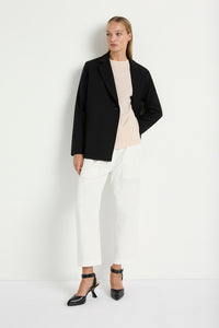 Mela Purdie Shaped Blazer in Black F095 4123