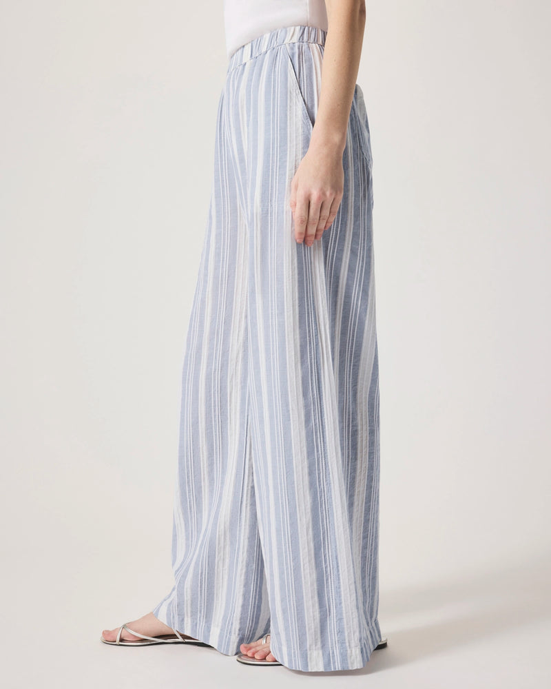Splendid Raegan Stripe Pant in White/Seaport RS5C630