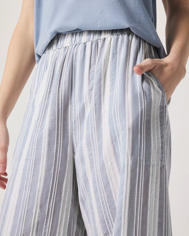 Splendid Raegan Stripe Pant in White/Seaport RS5C630