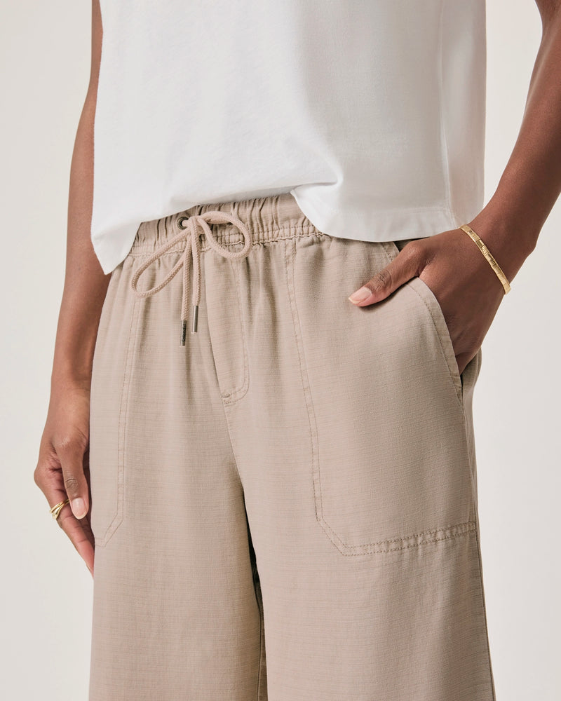 Splendid Angie Crop Wide Leg in Fawn RS2C95R