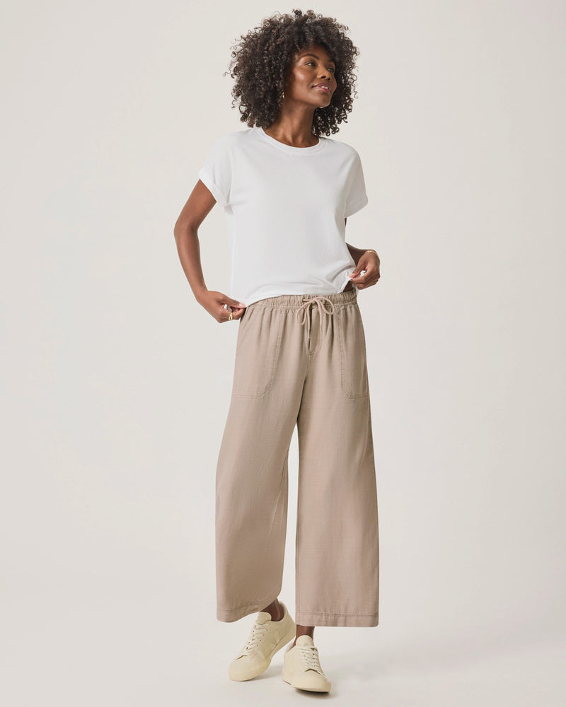 Splendid Angie Crop Wide Leg in Fawn RS2C95R