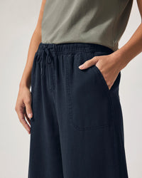 Splendid Angie Crop Wide Leg in Navy RS2C95R