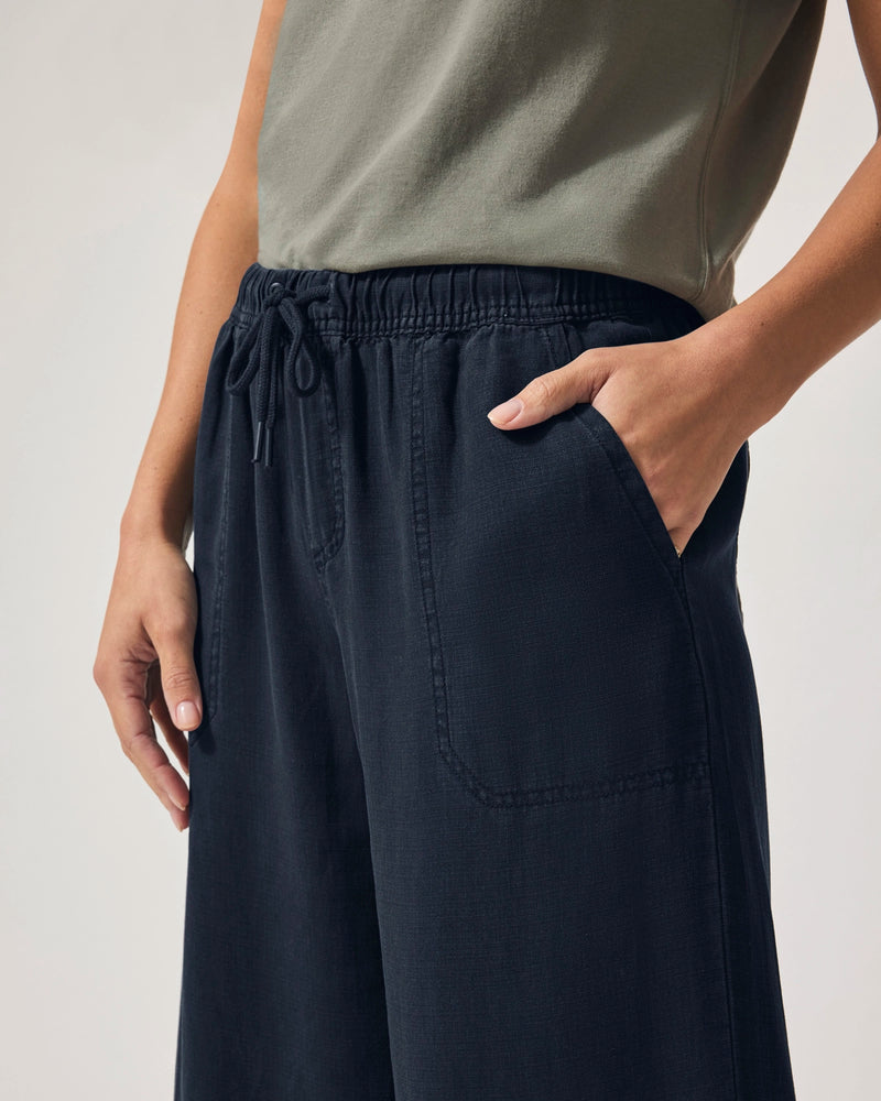 Splendid Angie Crop Wide Leg in Navy RS2C95R