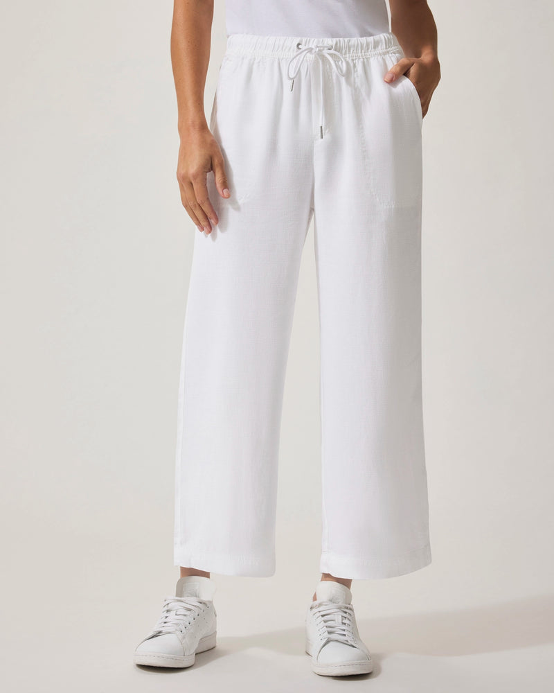 Splendid Angie Crop Wide Leg in White RS2C95R