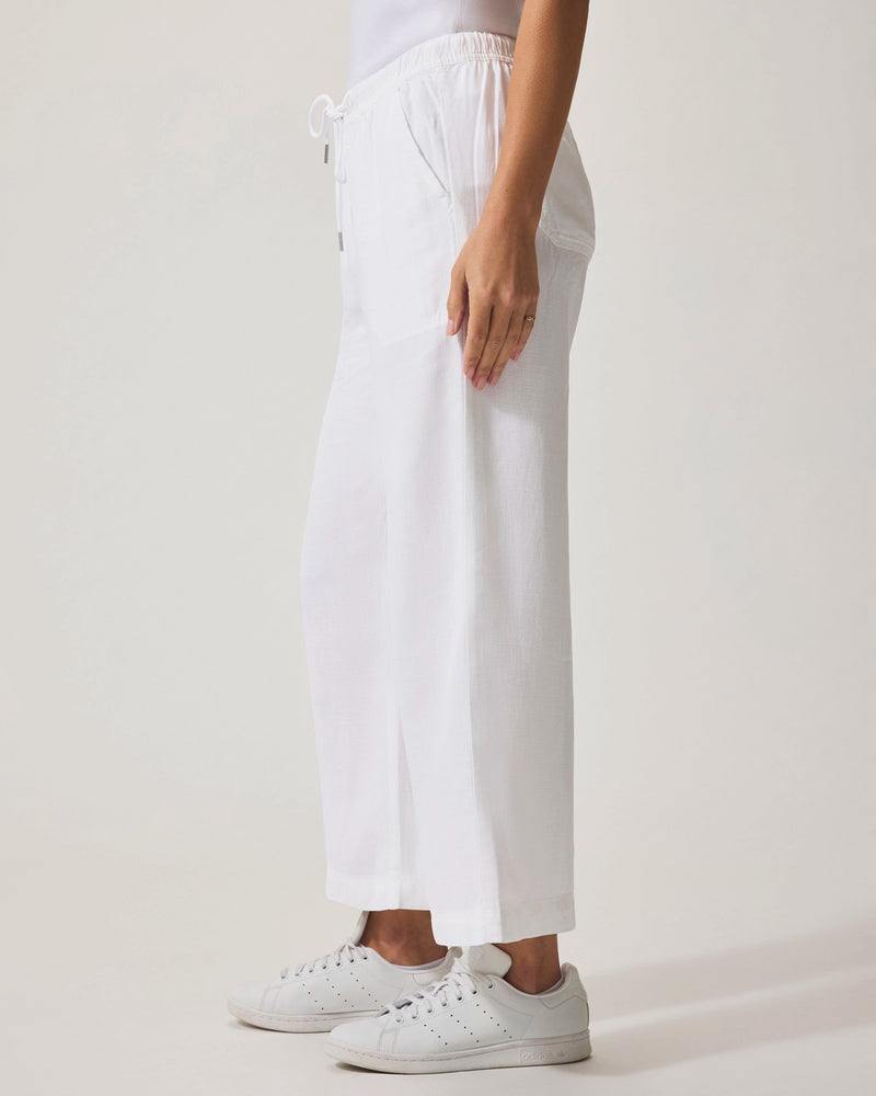 Splendid Angie Crop Wide Leg in White RS2C95R
