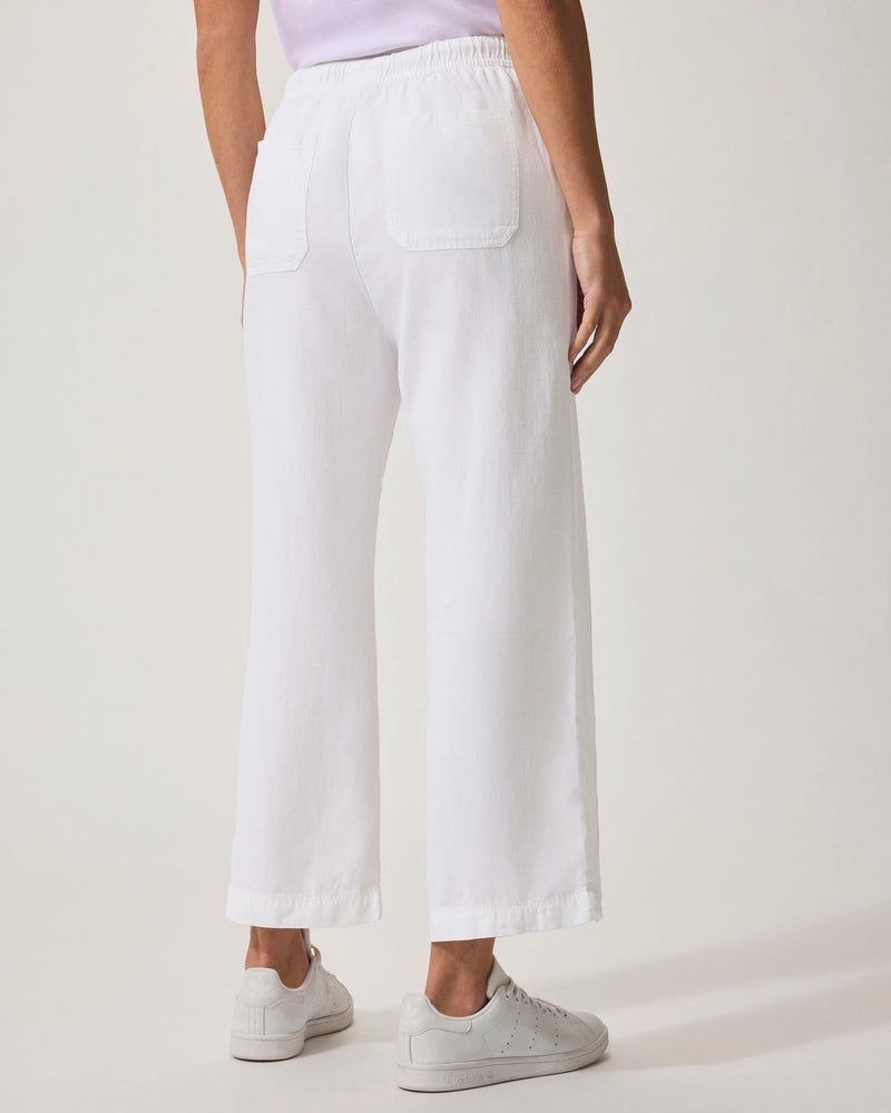 Splendid Angie Crop Wide Leg in White RS2C95R