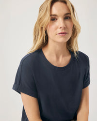 Splendid Skye SS Tee in Navy RS2K280