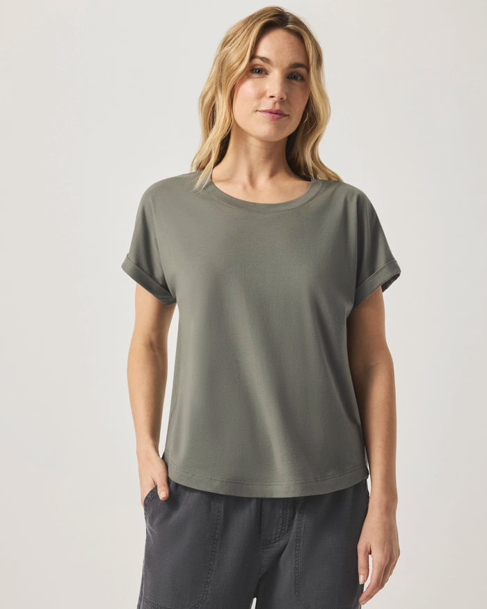 Splendid Skye SS Tee in Soft Vob RS2K280