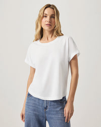 Splendid Skye SS Tee in White RS2K280