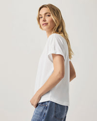 Splendid Skye SS Tee in White RS2K280