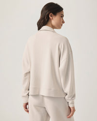 Splendid Waffle Scuba Polo Sweatshirt RS5K620