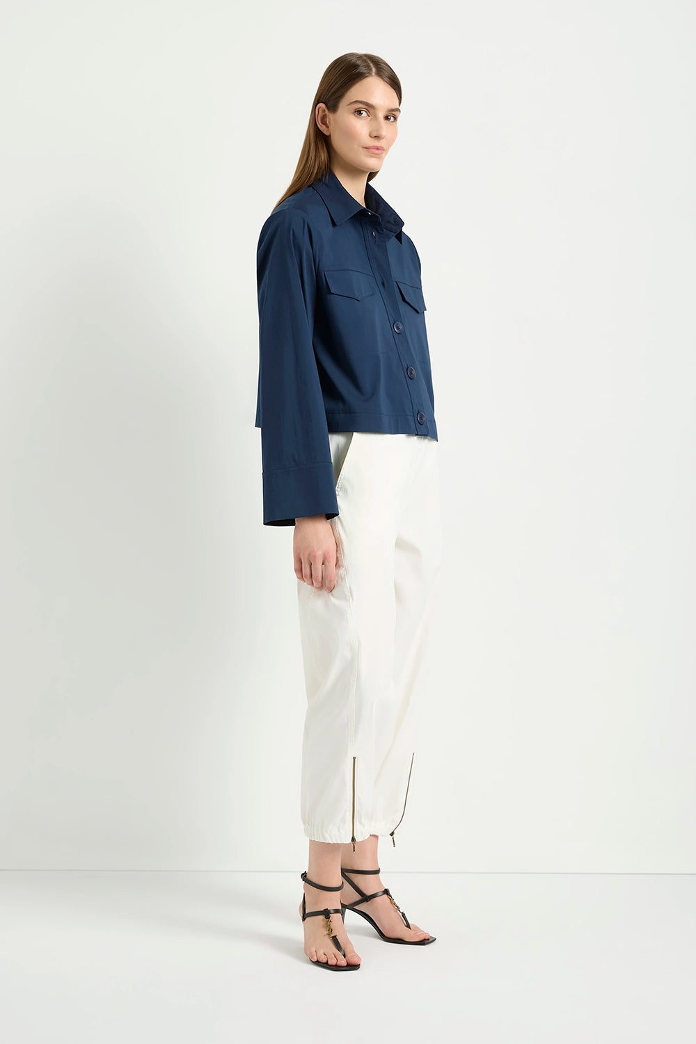 Mela Purdie Trunk Jacket in Sugar F65 4149