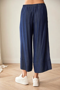 Peruzzi Luxe Turn Up Pull-On Jean in Denim S26149